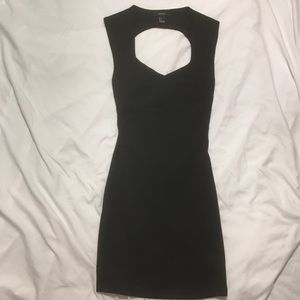 Black bodycon dress